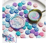 Perline Sigillo Di Cera Multicolor 100 Pezzi for Invito A Nozze(9)