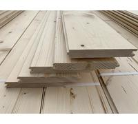 Perline sottotetto abete non trattato qualità commerciale sp.mm.20 pz.5. Made in Italy. (pz.5 mm.20x150x2000 resa mq. 1,38)