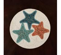 Perline Stella Marina Bianco Sporco, Verde Blu, Arancione, Turchese Caricatore,