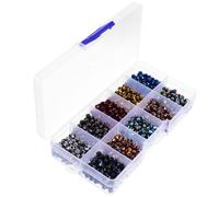 Perline Trasparenti Di Distanziatrici Rotonde Perle Decorative