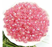 Perline trasparenti in acrilico AB per tende da porta, perline di simulato, fai da te, borsetta multicolore, design sfaccettato, stile popolare, colore 1-8 mm