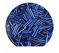 Perline tubolari lunghe 2x12mm, perline di vetro ceco, perline distanziatrici per gioielli fai da te, austriaco all'ingrosso-5L31-circa 500 pezzi 32 g