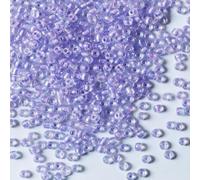 Perline viola AB da 4 mm, per la creazione di gioielli, 110 grammi, circa 1600 pezzi, perline in vetro 6/0 per realizzare orecchini, bracciali, ciondoli, gioielli in vita, perline fai da te e fatte a