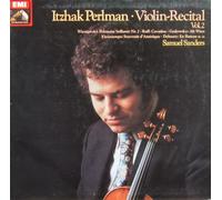 Perlman - Itzhak Perlman. Violin - Recital Vol.2 Wieniawski Foster Vieuxtemps Bazzini Paradis Strawinsky Raff Tschaikowsky Godowsky Debussy. Sanders Klavier. Vinyl LP.