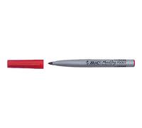 Bic Bic Marking Pocket Marcatore Permanente Rosso Punta Tonda 1.10 Mm Conf 12 Pz