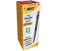 Bic Bic Marking Pocket Marcatore Permanente Rosso Punta Tonda 1.10 Mm Conf 12 Pz