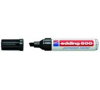 Permanent Marker nero Edding 500 - 001 2 - 7 mm