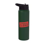 Permanently Closed Vita Sociale Chiusa Stainless Steel Insulated Water Bottle