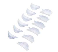 PERMANIA 12 Cuscinetti per Ciglia in Silicone, Bigodini Laminazione Ciglia, 6 Sizes Riutilizzabili Cuscinetti per Lifting Lash (Colore Trasparenti)