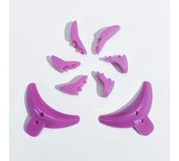 PERMANIA Cuscinetti per sollevamento ciglia, regolabili, in silicone, per ammorbidimento o colorazione delle ciglia, strumenti multifunzionali per permanenza ciglia per uso professionale (viola)