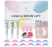 PERMANIA Laminazione Ciglia Kit Completo, Kit Laminazione Sopracciglia, Crea Ciglia Arricciate e Sopracciglia Bellissime, Formula Sicuro ed Efficiente, Dura Fino a 4 Settimane