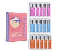 PERMANIA Lash Lift Lotion, kit per sollevamento ciglia, confezione singola, 15 bustine | Formula sicura Kit permanente per ciglia e laminazione sopracciglia (solo lozione inclusa)