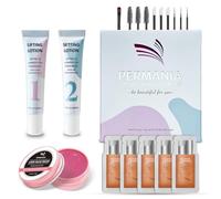 PERMANIA Set per sollevamento sopracciglia, naturali, belle a casa, ingredienti delicati, facile da applicare, principianti, salone (con ESSENCE)