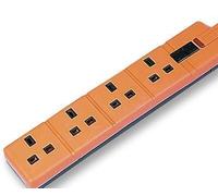 PERMAPLUG Presa a 4 Poli con Cavo Robustissima, 13A, Arancione