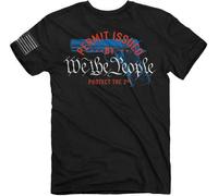 Permesso Emesso Da We The People 2nd Amendment Pistole America Patriottici T
