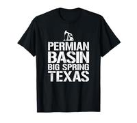 Permian Basin Big Spring Texas Oilfield Pumpjack Maglietta