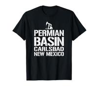 Permian Basin Carlsbad New Mexico Oilfield Pumpjack Maglietta
