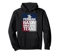 Permian Basin Midland Texas Oilfield Pride Felpa con Cappuccio