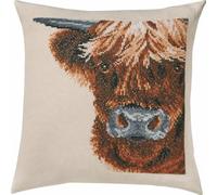Permin "Highland Cow Kit Punto Croce, Multicolore, 40 x 40 cm