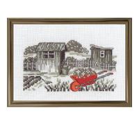 Permin Kit per ricamo a punto croce carriola