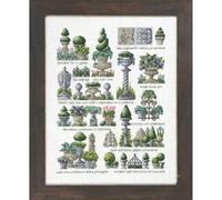 Permin Kit per ricamo a punto croce da giardino