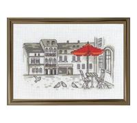 Permin Kit per ricamo a punto croce ombrellone, motivo conteggio