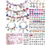 PERMUST Kit per Braccialetti Bambina, 162 pezzi, Kit di Creazione di Gioielli per Ragazze, Regalo Bambina 5-12 Anni, Gioielli fai da te Ragazza, per Natale, compleanno, Pasqua, San Valentino