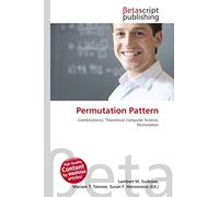 Permutation Pattern: Combinatorics, Theoretical Computer Science, Permutation