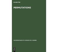 Permutations (Copertina rigida) Mathématiques Et Sciences de L'Homme