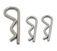 Perni a forcella, Coppiglie in acciaio inossidabile | Dimensioni: M2,5x50, M3x60 | 100 pezzi | Utilizzo: riparazione auto prato giardino(M3x60)
