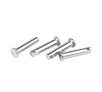 Perni a forcella M10-M16 con testa in acciaio inossidabile 304, testa piatta con foro, perno cilindrico M12 M14, 1-10 pezzi(M10x20-10Pcs)