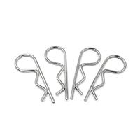 Perni a molla a forma di R acciaio inossidabile, Coppiglie for capelli, assortimento M1-M8, 180 pezzi(M7x150 (1Pcs))