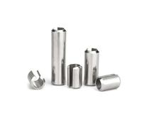 Perni a molla a rullo, Spine elastiche divise in acciaio inossidabile 304 con diametro M1,5-M6, confezione da più dimensioni(10pcsxM6x18mm)
