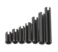 Perni a molla con perno diviso, Perni elastici divisi in acciaio al carbonio nero M2 x 6-30 mm(M2x18mm-300pcs)