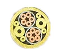 Perni a mosaico per coltelli Rivetti per coltelli, 1 rivetto a perno in lega di rame for maniglia, vite, diametro 6 mm, lunghezza 90(Style 13)