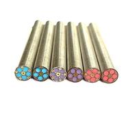 Perni a mosaico per coltelli Rivetti per coltelli, Rivetti a mosaico 1 pezzo multicolore 6 mm di diametro 60 lunghezza for manico del coltello(Red)