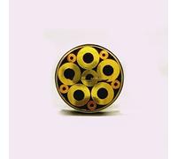 Perni a mosaico per coltelli Rivetti per coltelli, Rivetti a mosaico da 6 mm for decorazioni a vite for manici di coltelli, 21 stili, lunghezza 90(Style 15)