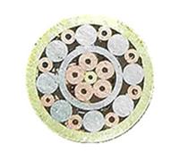 Perni a mosaico per coltelli Rivetti per coltelli, Rivetti a mosaico for manico di coltello in lega rame 6 mm x 90(Style 6)