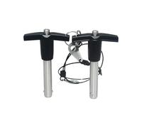 Perni a sgancio rapido con pulsante, Perno a molla con bloccaggio a sgancio rapido tipo T testa a sfera in acciaio inossidabile, dimensioni multiple(5x100mm)
