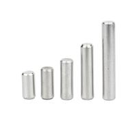 perni cilindrici in acciaio inossidabile, Argento M1 di posizionamento cilindrico delle spine centratura dell'acciaio inossidabile 304 al pacchetto M10 GB119 3-50(30mm,M3 30pcs)