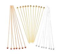 Perni con testa a sfera Fai da te per realizzare gioielli Spilli con testa in rame Aghi per orecchini Bracciale 600PCS Spilli con testa a sfera Perni con testa a sfera per realizzare gioielli Fai