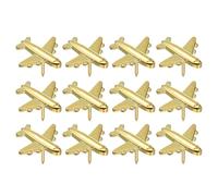 Perni da disegno moderni dell'aereo 12 pezzi in metallo penna diritta in sughero lavagna per ufficio accessori decorativi in metallo