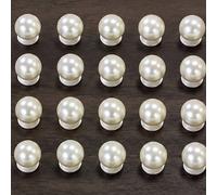 Perni decorativi in finta perla rotonda lucida morbida, accessori a perline rotonde 3D per scarpe, borse & decorazione fai-da-te per scatole regalo Tagli UnicaColore unicoABS