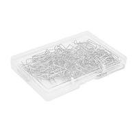 Perni di bloccaggio doppi, operazione semplice Ampia applicazione Perni a U per cucire 200 pezzi a forma di U per nastro per vestiti per fiocchi(17mm)