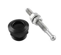 Perni di bloccaggio universale per cofano da 22 mm, a sgancio rapido, colore nero