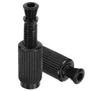 Perni di Montaggio per Chitarra Elettrica 2 Pezzi Ponte | Inserti e Montanti in Metallo Nero, Alta Durezza e Lunga Durata, Accessori per Parti del Ponte