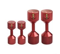 Perni di posizionamento della flangia a due fori in alluminio 118 per flange ASME da 150 libbre che forniscono un posizionamento preciso del tubo per la lavorazione e l'assemblaggio (red4pcs)