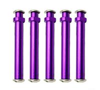 Perni di ricambio per mulinello da pesca, in lega di alluminio, per modelli Daiwa, set di cinque (5 pezzi viola)