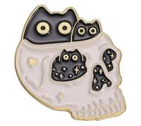 Perni di smalto per gatti carini, spille personalizzate per gatti alieni, gioielli animali dei cartoni animati, Klein, Metallo non prezioso