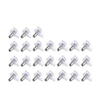 Perni di supporto for ripiani in plastica trasparente/bianca, perni for ripiani for mobili, perni for ripiani resistenti, 24/48 pezzi(White,48pcs)